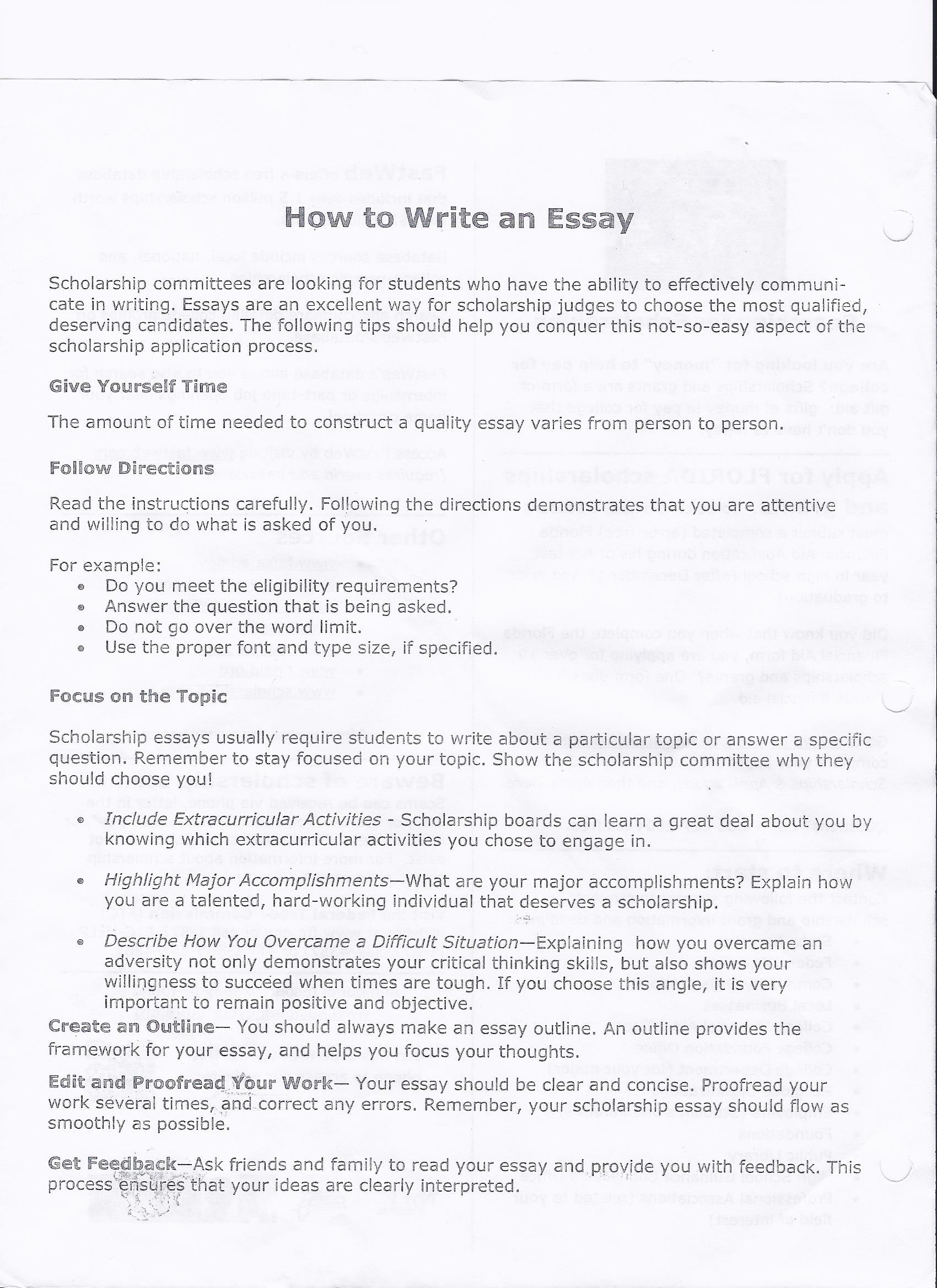 Online Essay Finder