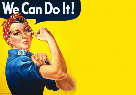 Rosie the Riveter: Strike this pose, and people will immediately recognize who you are dressed up as.