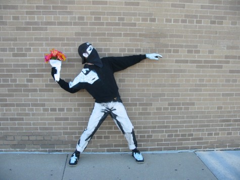 Flower Bomber: Hold this iconic pose when taking pictures.