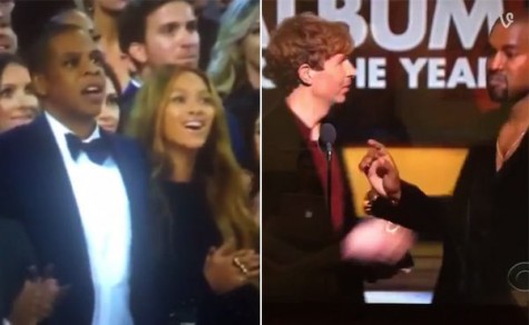 Beyoncé and Jay Z were shocked when Kanye went on stage and almost spoke over Beck.