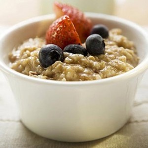 Oatmeal is a good source of energy, protein and good dietary fats. 