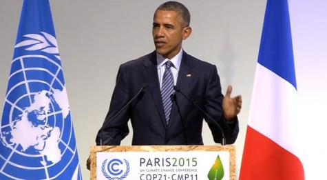 Obama discussing the importance of action regarding climate change.