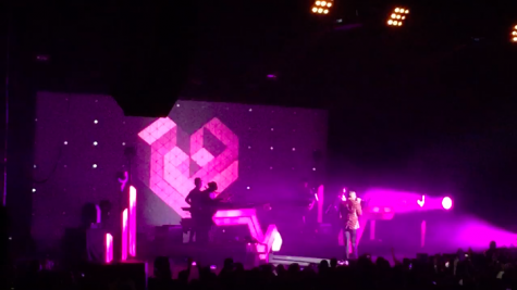 Stromae preforms "Tous les mêmes" at a concert in Miami.