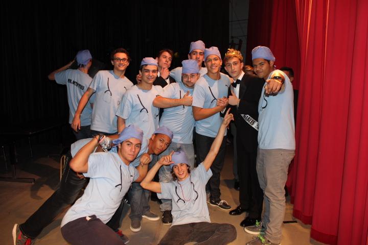 Mr. Coral Gables contestants show their excitement backstage!