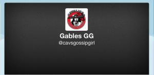 Where you can find Gables Gossip Girl on Twitter