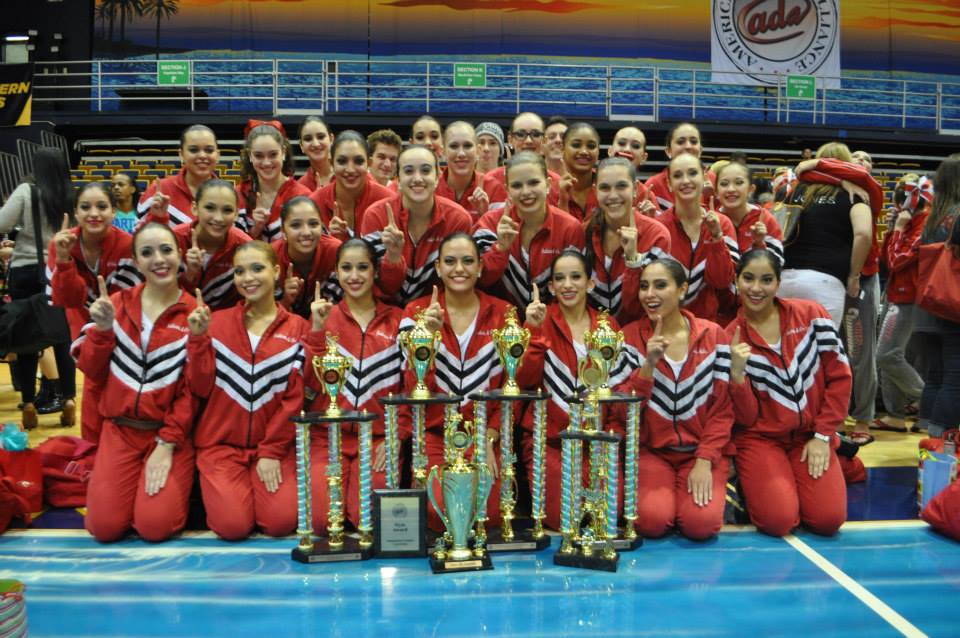 The+Gablettes+with+their+well+deserved+trophies.