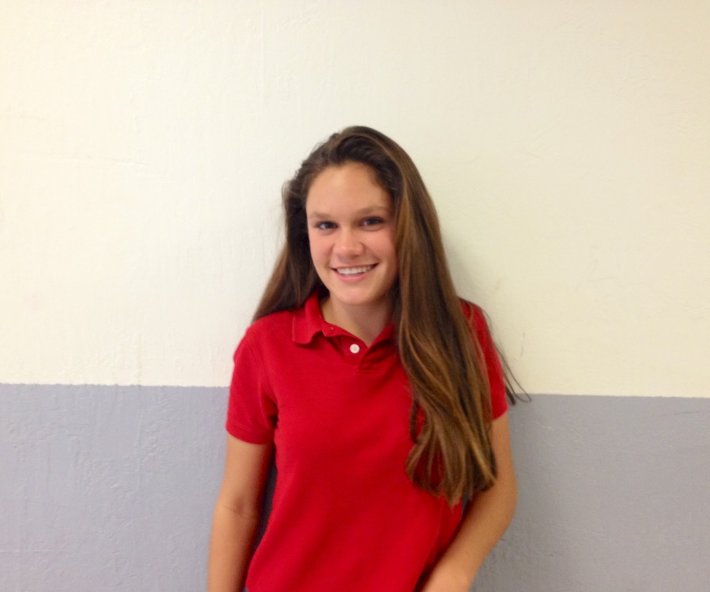 Kady Boylan, Prancer, is a sophomore IB student with an immense passion for running.