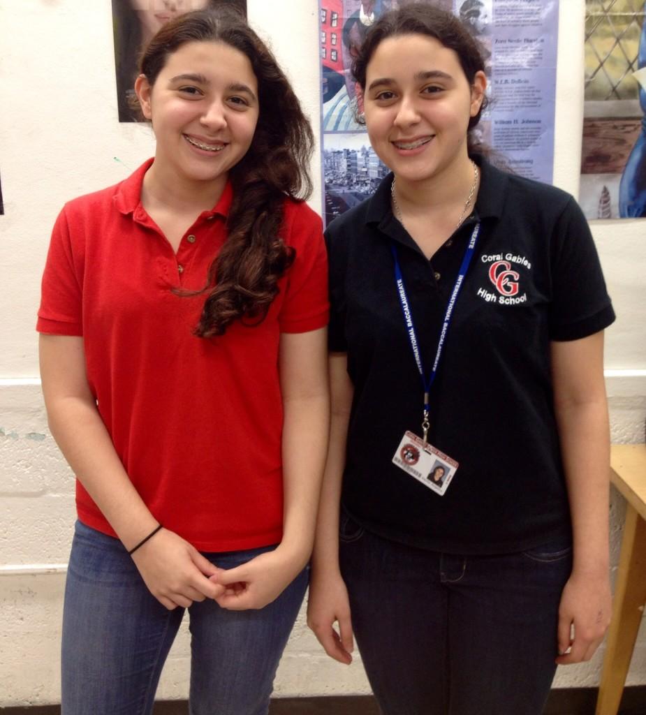 Freshmen twins Caterina and Angelica Viscito have an evident bond, like most twins, that can not be broken.