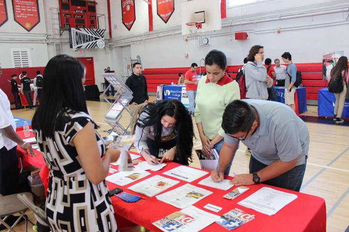 Career Fair: a day where students learn more about their career interests. 