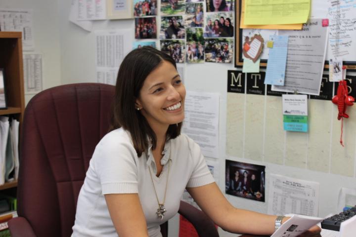 Keeping her atmosphere bright and positive, Mrs. Gonzalez can always be found with a smile on her face.