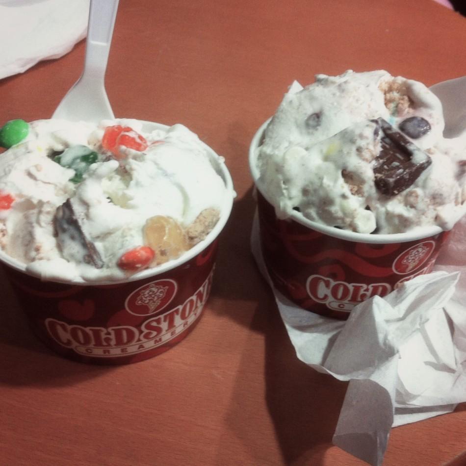 Cold Stone can be a great location to grab a quick treat with a friend!