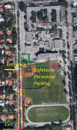 Riviera Parking Lot dropoff changes.
