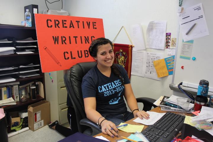 Ms.+Zaldivar+is+the+sponsor+for+Catharsis+and+Creative+Writing+club