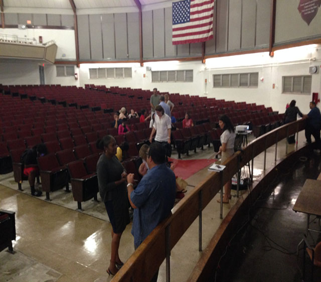 This year's first PTSA meeting had quite an unexpected  turnout. 