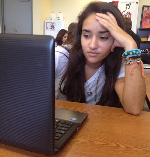Students like freshman Tamara Sanchez might think that Reading Plus is not worth their time.