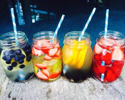 Fruit infused water