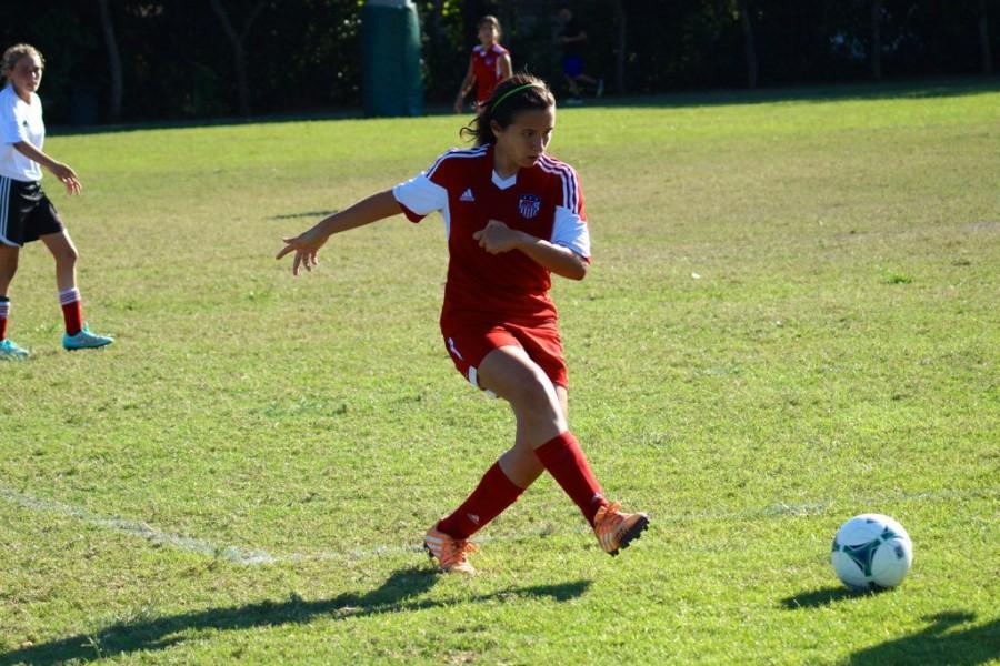 Balladares works hard every day to improve her defensive skills