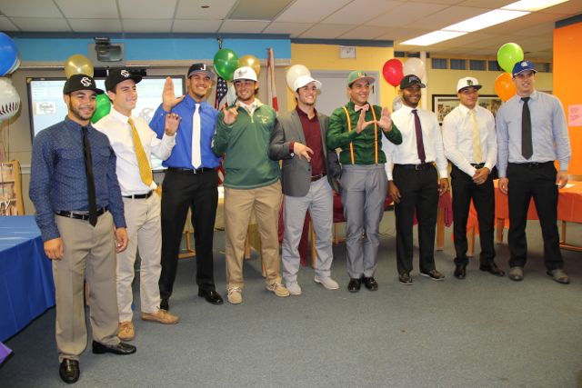 Senior Baseball Players Sign with Colleges