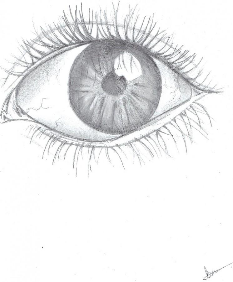 Drawings of eyes are some of the many doodles that can provide insight into a person's true thoughts.