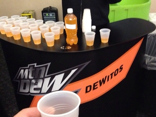 Mountain Dew and Doritos have finally partnered up to create a new soda flavor. Dew you dare try it? 