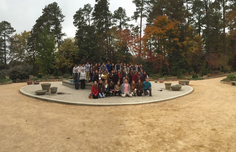 Juniors visiting Duke University.