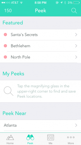 Users can peek in on college campus feeds as well as feeds from alternative locations across the nation, including fictional ones (i.e.: North Pole).
