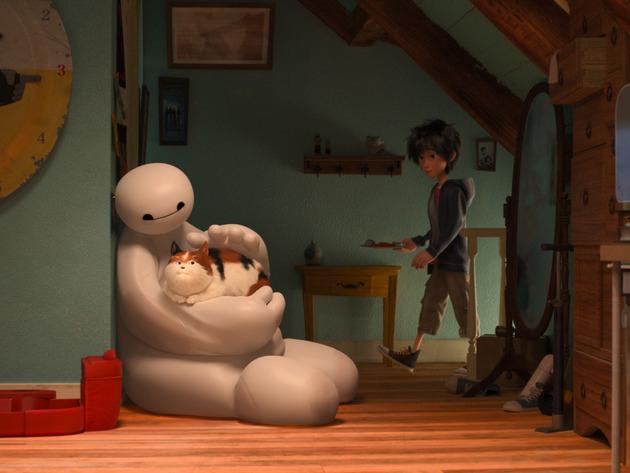 Baymax, the robot who cares for Hiro. 