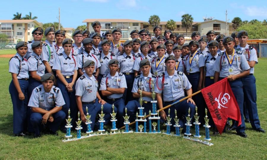 JROTC Drill Team placed 2nd!