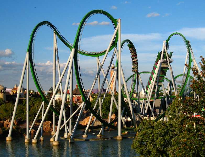 Universals Islands of Adventure Hit ride, The Hulk.