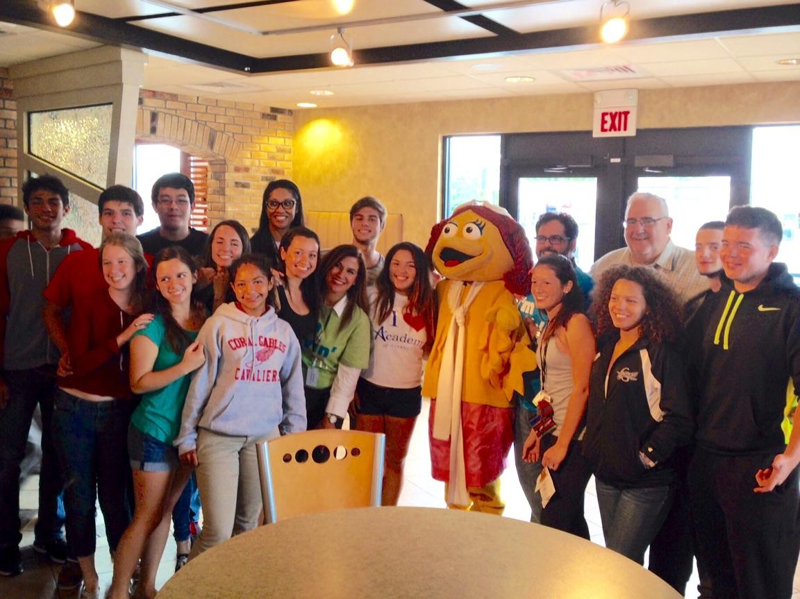 Academy of Finance Raises Funds at McDonald's on Bird