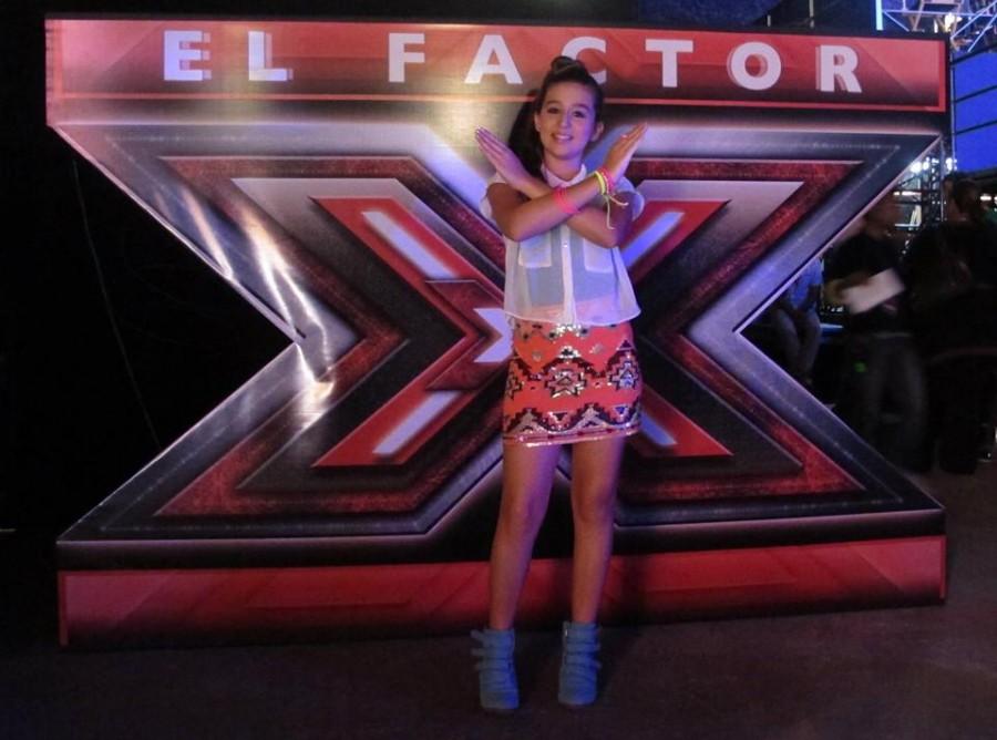 freshman Isabella Gonzalez as a contestant on the 
X-Factor 