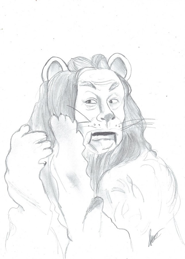The Wizard of Oz character the Cowardly Lion 