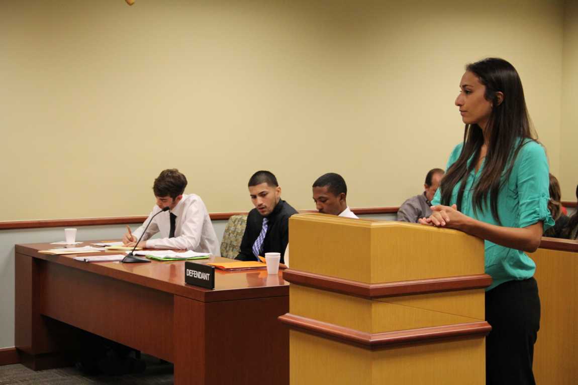 Law Students Attend Mock Trial