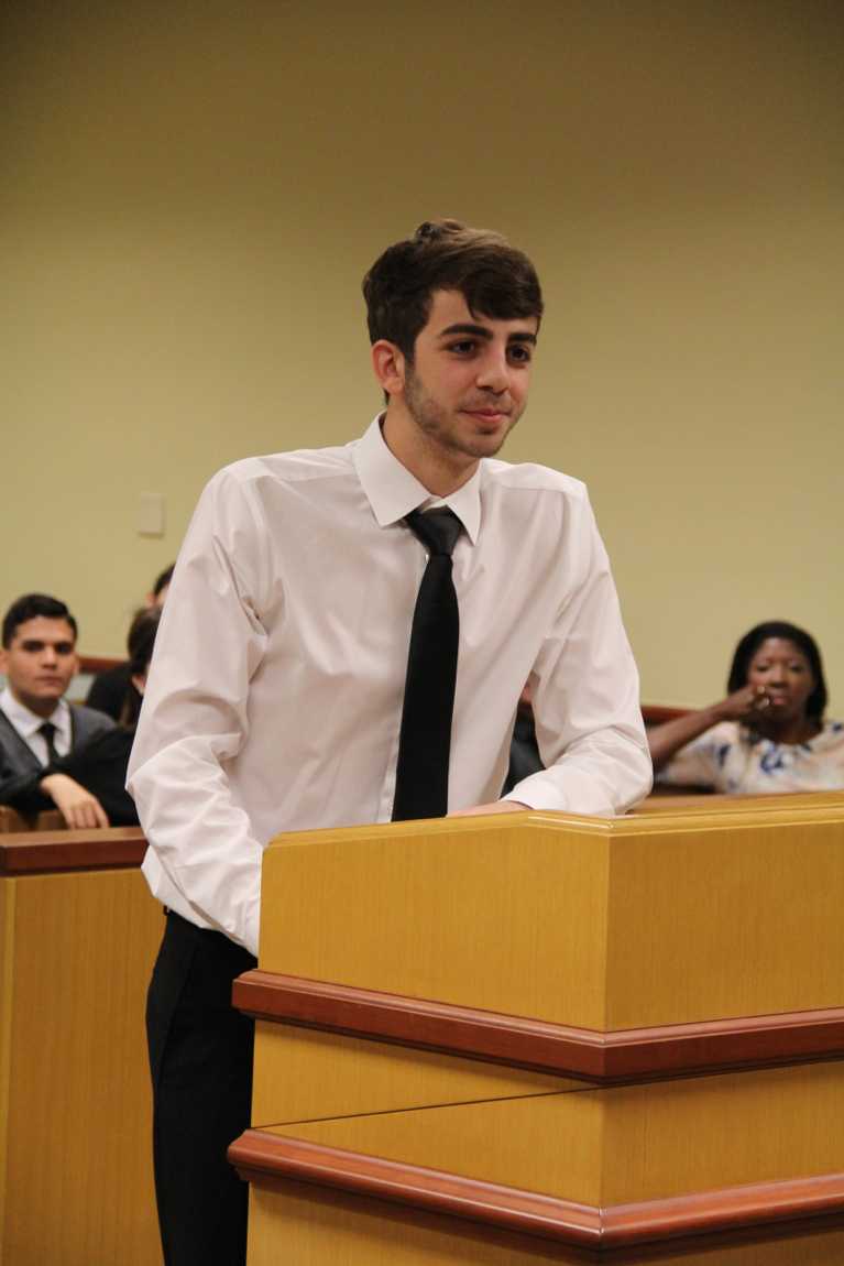 Law Students Attend Mock Trial
