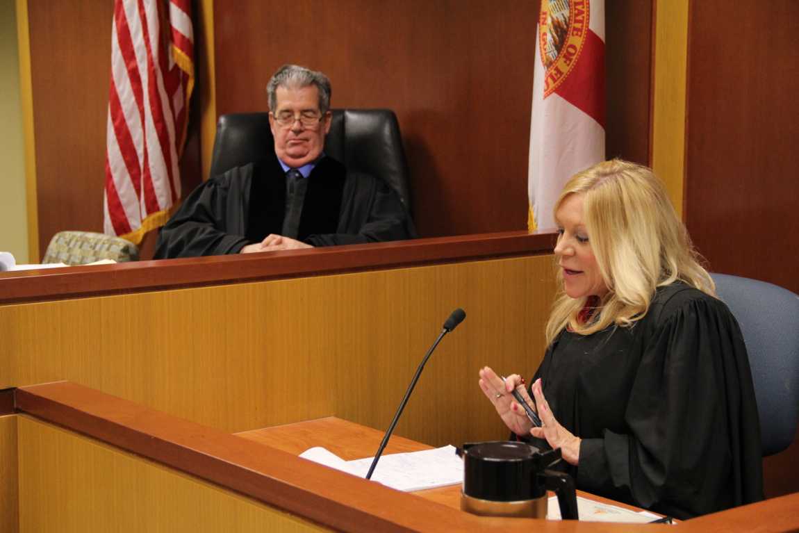 Law Students Attend Mock Trial