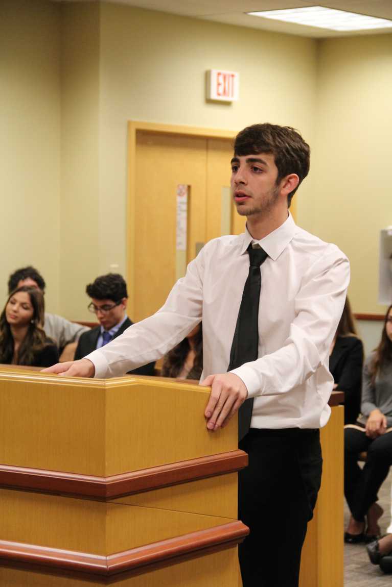 Law Students Attend Mock Trial