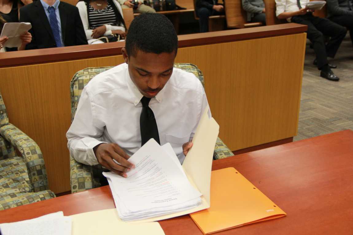 Law Students Attend Mock Trial