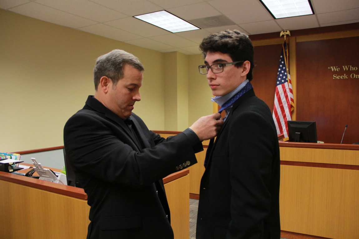 Law Students Attend Mock Trial