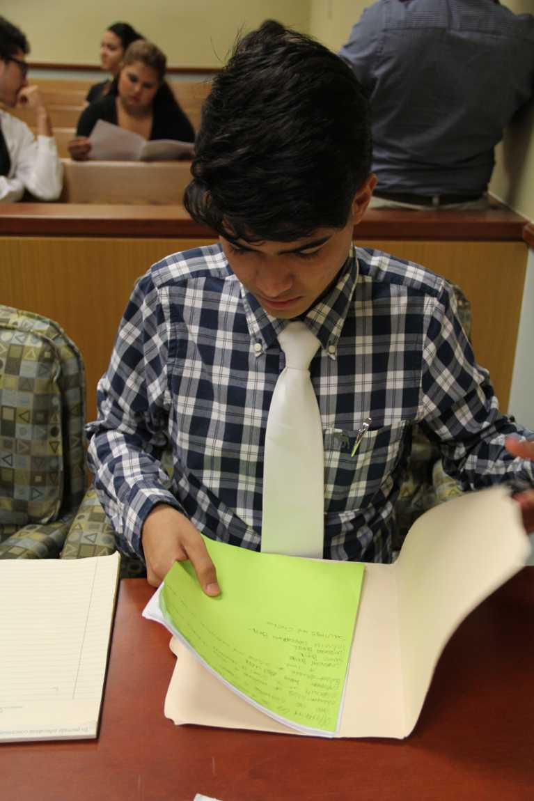 Law Students Attend Mock Trial