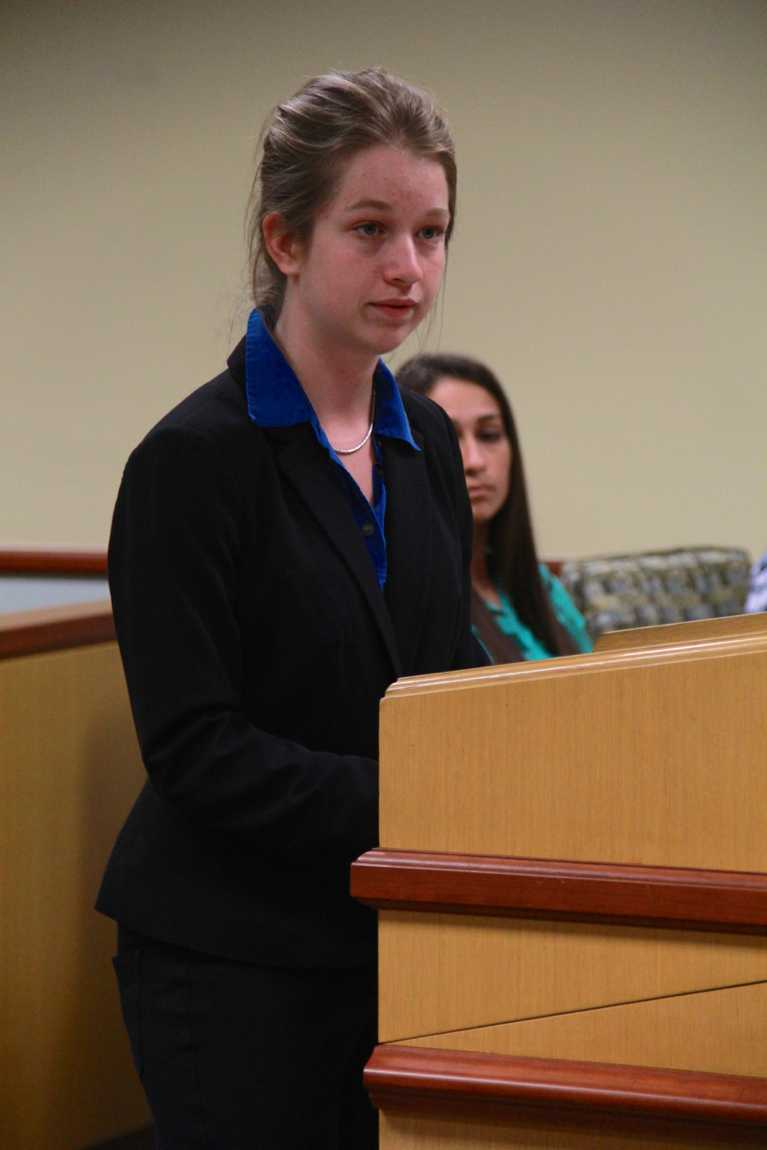 Law Students Attend Mock Trial