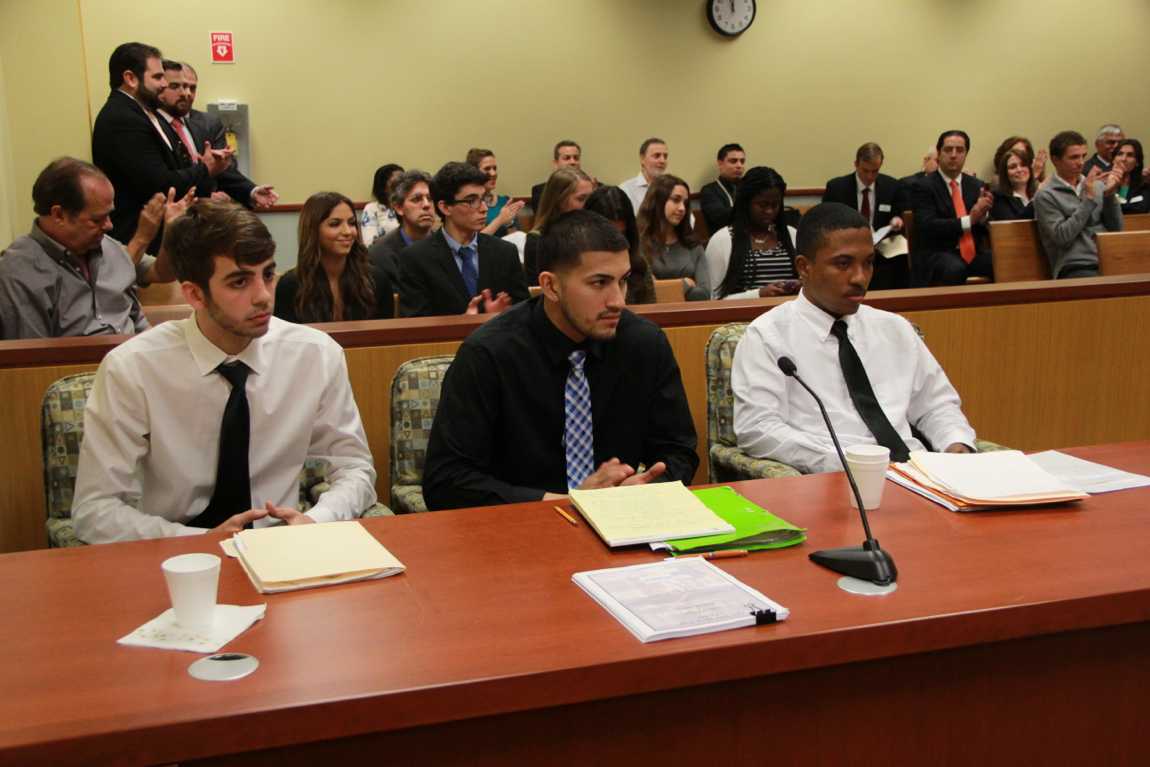 Law Students Attend Mock Trial