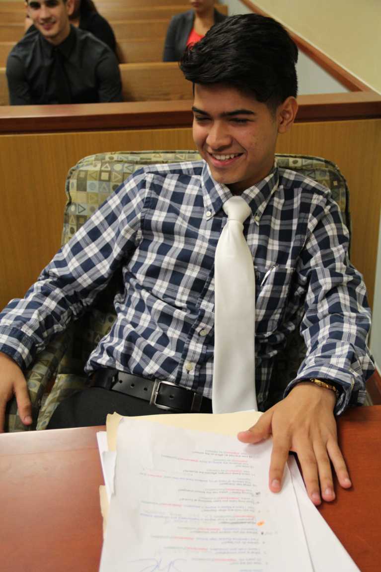 Law Students Attend Mock Trial