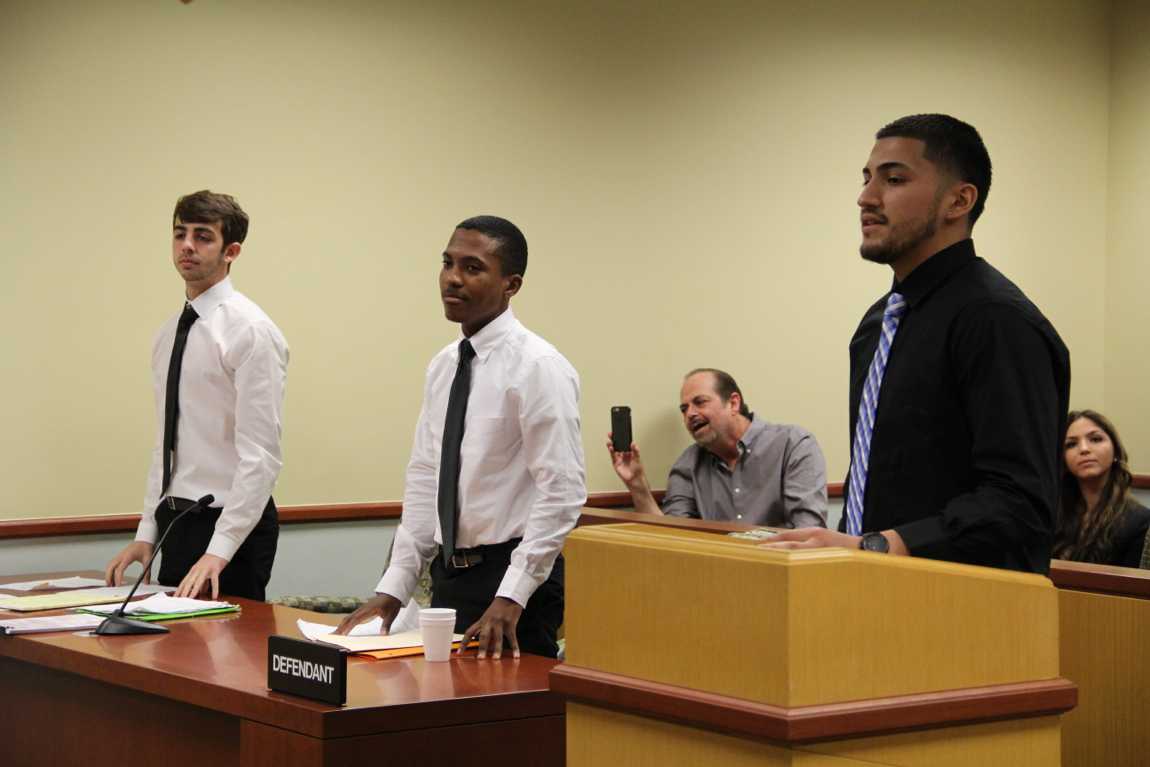 Law Students Attend Mock Trial
