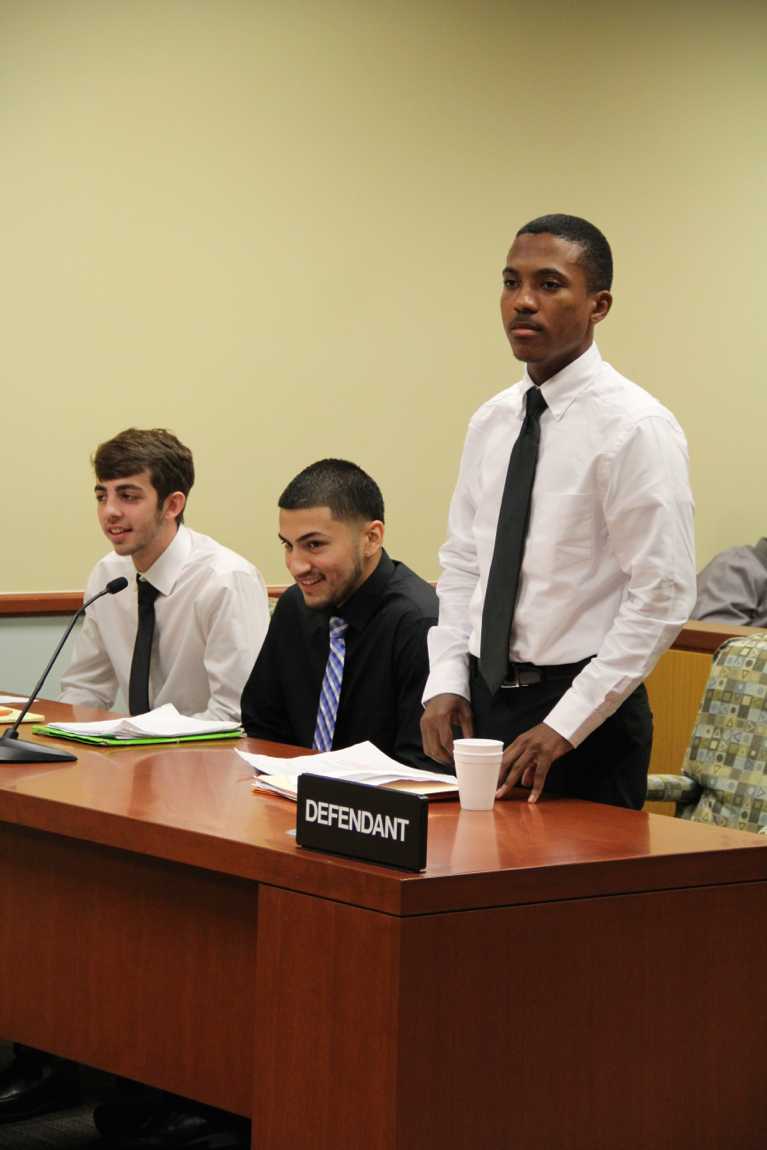 Law Students Attend Mock Trial