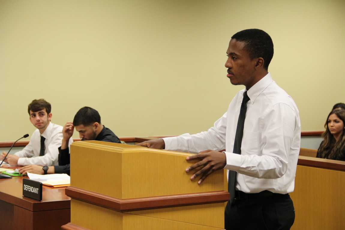 Law Students Attend Mock Trial