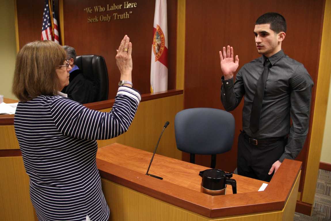 Law Students Attend Mock Trial