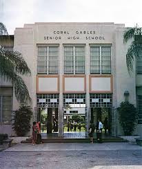 Pictured is Coral Gables High, taken in 1962.