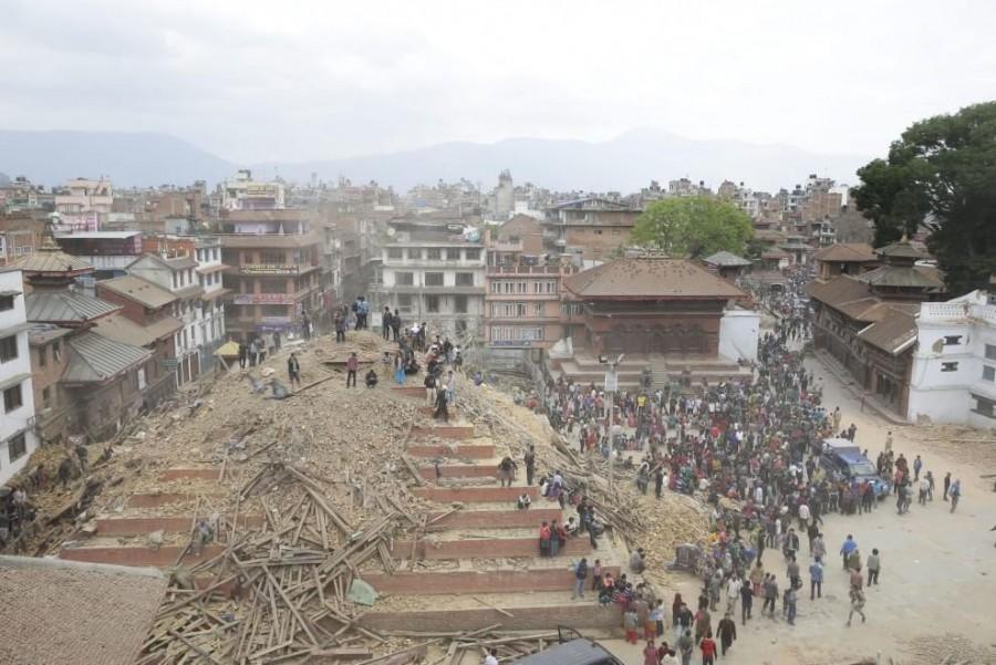 The+second+Nepal+earthquake+has+devastating+effects.