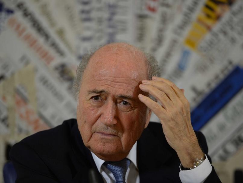 FIFA president Sepp Blatter after the shocking scandal details were brought to light.