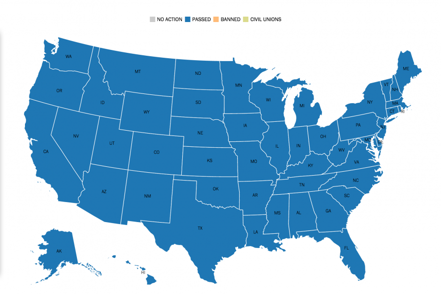 A+map+displaying+where+same+sex+marriage+is+legal+in+the+U.S.%2C+as+of+June+26%2C+2015.